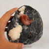 Heulandite Petals with Stilbite in Chalcedony geode Natural Mineral Specimen # B 6608