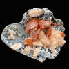 Museum-Grade Deep Red Heulandite & Stilbite Crystal on Chalcedony Matrix | Rare Indian Zeolite Specimen from Jalgaon DK107