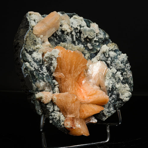 Heulandite with Chalcedony Natural Mineral Specimen # B 6755