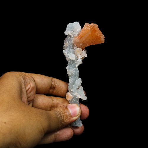Heulandite with Chalcedony Natural Mineral Specimen #TC24-28