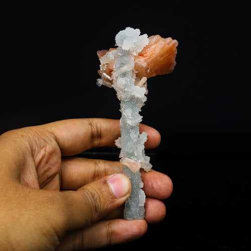 Heulandite with Chalcedony Natural Mineral Specimen #TC24-28