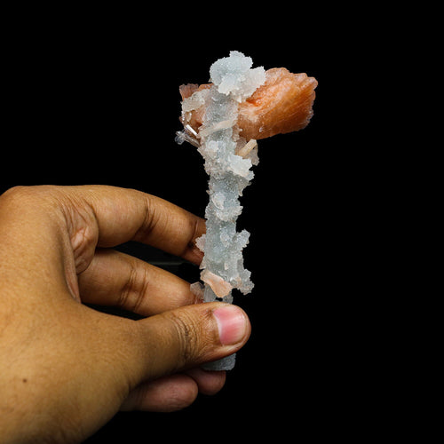 Heulandite with Chalcedony Natural Mineral Specimen #TC24-28