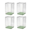 Acrylic Display Case 4PCS Upgraded Large 125mm Clear Blind Box Display Case - Dustproof Acrylic Organizer
