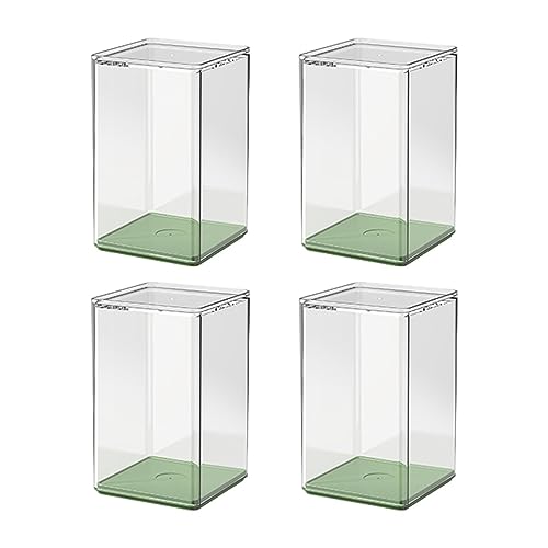 Acrylic Display Case 4PCS Upgraded Large 125mm Clear Blind Box Display Case - Dustproof Acrylic Organizer