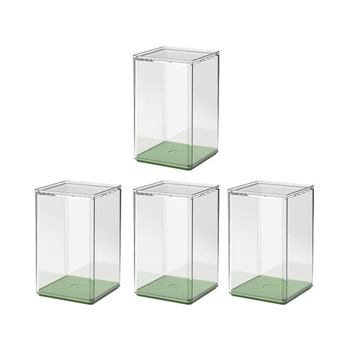 Acrylic Display Case 4PCS Upgraded Large 125mm Clear Blind Box Display Case - Dustproof Acrylic Organizer