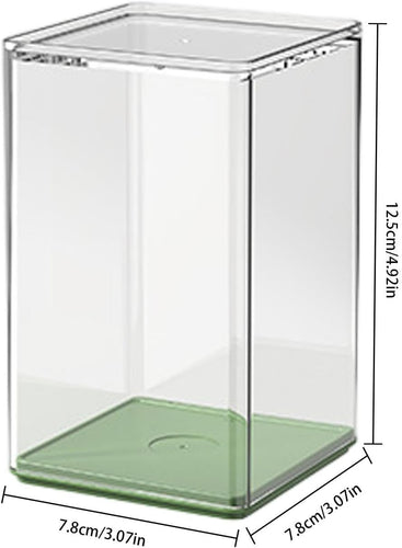 Acrylic Display Case 4PCS Upgraded Large 125mm Clear Blind Box Display Case - Dustproof Acrylic Organizer