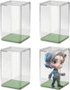 Acrylic Display Case 4PCS Upgraded Large 125mm Clear Blind Box Display Case - Dustproof Acrylic Organizer