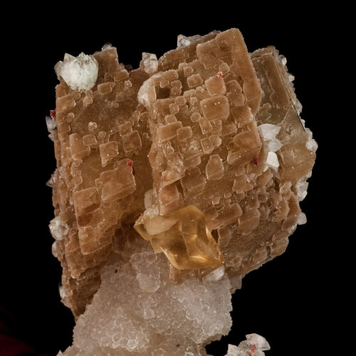 Huge Calcite formation with Chalcedony and stilbite Natural Mineral Specimen # B 6615