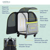 Hybrid Adventurer Pet Backpack with Removable Wheels and Telescopic Handle