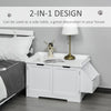 Cat Litter Box Nightstand End Table Enclosure