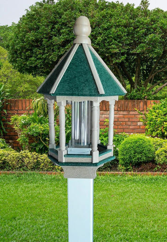 Premium Amish Poly Bird Feeder with Feeding Tube – Weather-Resistant Outdoor Bird Feeder