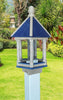 Poly Lumber Bird Feeder - Amish Handmade - Weather Resistant - Premium Feeding Tube - Bird Feeder For Outdoors - Bird Lovers