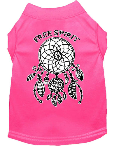 Pet Dog & Cat Shirt Screen Printed, Free Spirit