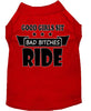 Pet Shirt Good Girls Sit, Bad Bitches Ride