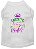 Pet Dog & Cat Shirt Screen Printed, Laissez Les Bons Temps Rouler