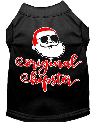 Christmas Pet Dog & Cat Shirt Screen Printed, Original Hipster