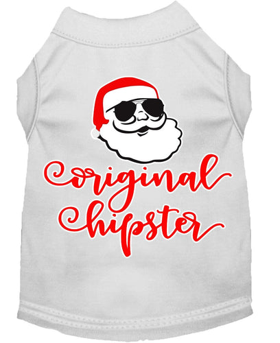Christmas Pet Dog & Cat Shirt Screen Printed, Original Hipster