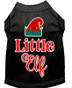 Christmas Pet Dog & Cat Shirt Screen Printed, Little Elf
