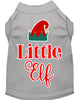 Christmas Pet Dog & Cat Shirt Screen Printed, Little Elf