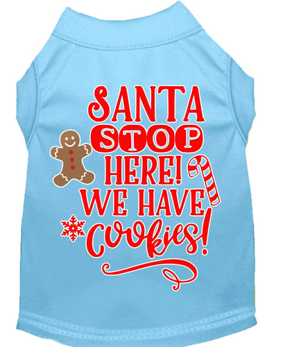 Christmas Pet Dog & Cat Shirt Screen Printed, Santa, We Have Cookies