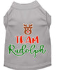 Christmas Pet Dog & Cat Shirt Screen Printed, Team Rudolph