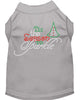 Christmas Pet Dog & Cat Shirt Rhinestone, Tis the Season to Sparkle