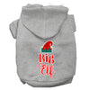 Christmas Pet Hoodie Screen Printed, Big Elf