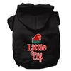 Christmas Pet Hoodie Screen Printed, Little Elf