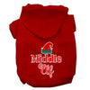 Christmas Pet Hoodie Screen Printed, Middle Elf
