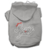 Christmas Pet Hoodie Rhinestone, Santa's Girl
