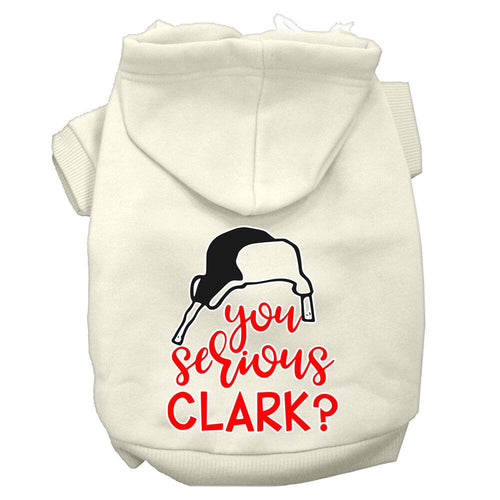 Christmas Pet Hoodie Screen Printed, You Serious Clark?