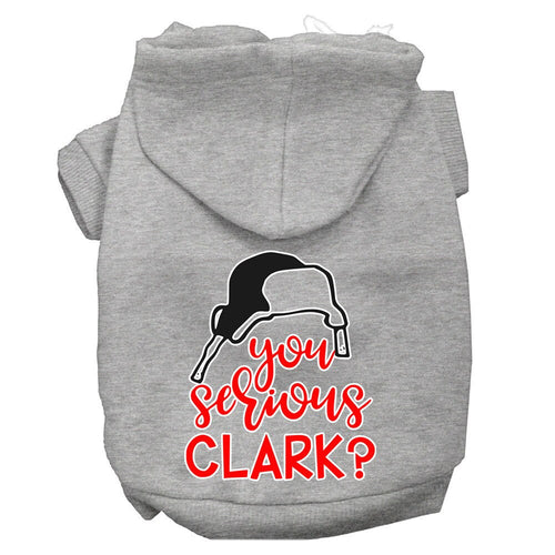 Christmas Pet Hoodie Screen Printed, You Serious Clark?
