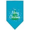 Christmas Pet and Dog Bandana Screen Printed, Scribble Merry Christmas