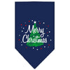 Christmas Pet and Dog Bandana Screen Printed, Scribble Merry Christmas