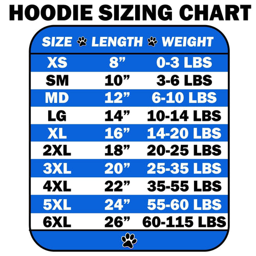 Pet Hoodie Screen Printed, Democrat