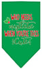 Christmas Pet and Dog Bandana Screen Printed, Who Needs Mistletoe