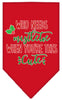 Christmas Pet and Dog Bandana Screen Printed, Who Needs Mistletoe