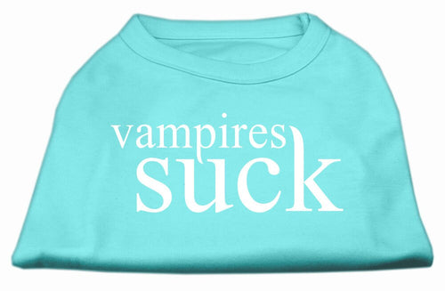 Halloween Pet Dog & Cat Shirt Screen Printed, Vampires Suck
