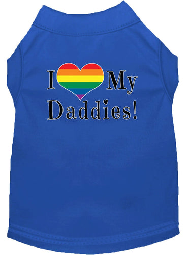 Pet Shirt I Heart My Daddies