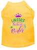 Pet Dog & Cat Shirt Screen Printed, Laissez Les Bons Temps Rouler