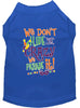 Mardi Gras Pet Dog & Cat Shirt Screen Printed, We Don't Hide the Crazy, We Parade It