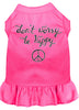 Pet Dress Don't Worry, Be Hippy
