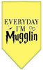 Pet and Dog Bandana Screen Printed, Everyday I'm Mugglin