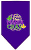 Pet and Dog Bandana Screen Printed, Little Miss Mardi Gras