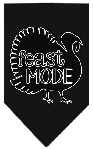 Pet and Dog Bandana Screen Printed, Feast Mode
