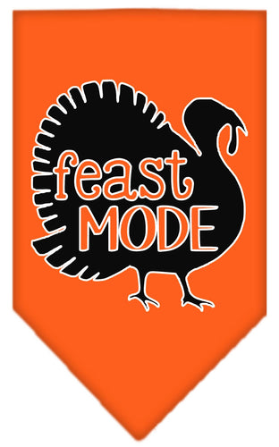 Pet and Dog Bandana Screen Printed, Feast Mode
