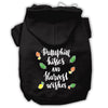 Pet, Dog and Cat Hoodie Screen Printed, Pumpkin Kisses & Harvest Wishes