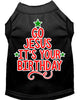 Christmas Pet Dog & Cat Shirt Screen Printed, Go Jesus, It's Your Birthday