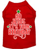 Christmas Pet Dog & Cat Shirt Screen Printed, Go Jesus, It's Your Birthday