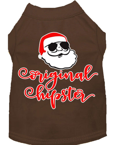 Christmas Pet Dog & Cat Shirt Screen Printed, Original Hipster